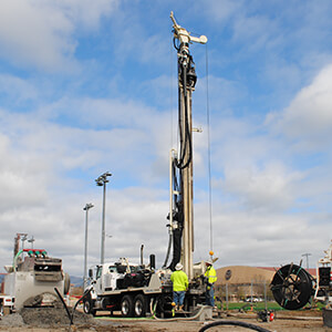 Geothermal drill rig