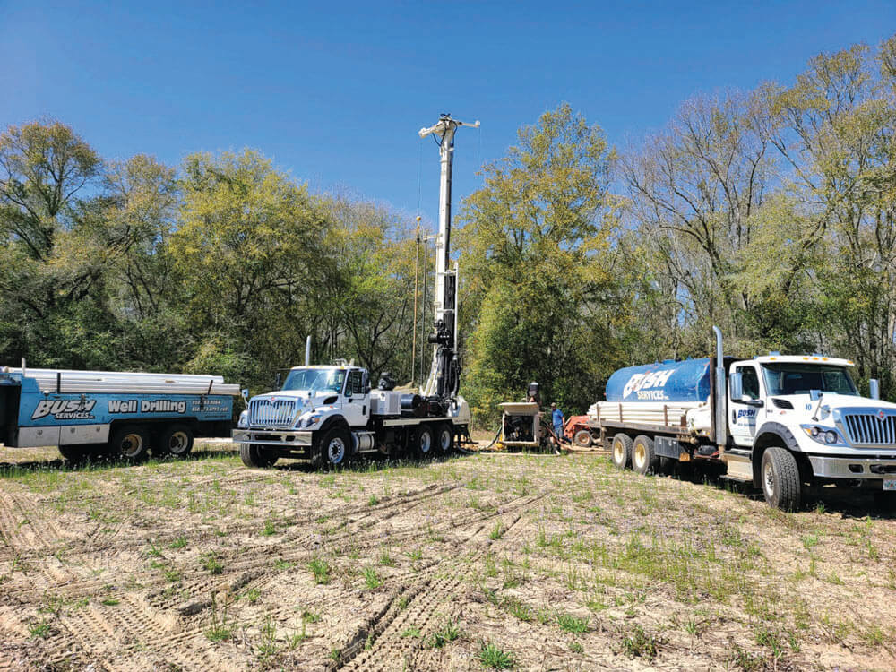 DRILLMAX® by Geoprobe® engineers made the DM450  "quieter, faster, and easier" for Bush Services to complete residential and agricultural wells with less downtime.
