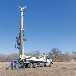 DM650 can be outfitted for air drilling or options selected for use as mud drill